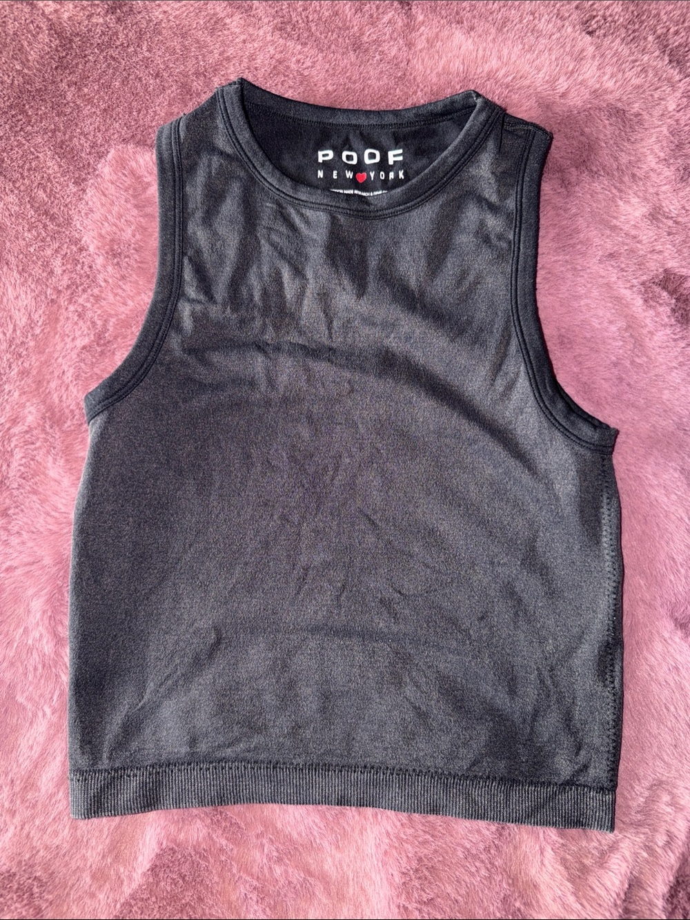 Poof New York Cropped Tank - S/M